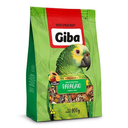 Mistura de Sementes para Papagaio - Giba - 400g e 8kg