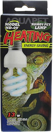 NOMOYPET ND-09 UVB5.0 LAMP ECON 13W 6X13CM 127V