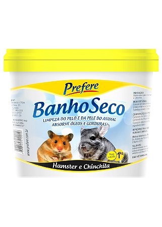 Banho Seco para Hamster e Chinchila Prefere 1kg