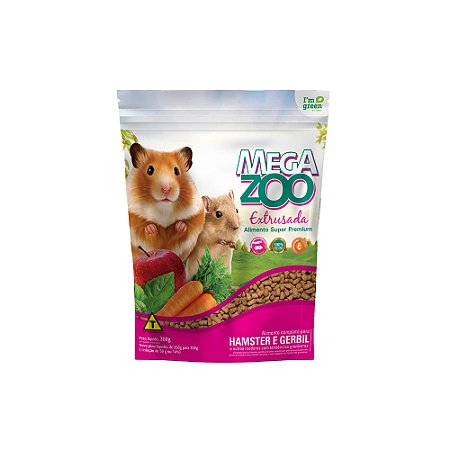 PROMOÇÃO – MEGAZOO HAMSTER E GERBIL 900G
