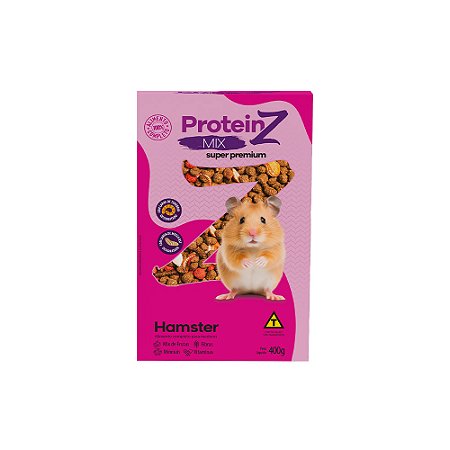 Alimento mix super premium Protein Z para Hamster 400 g