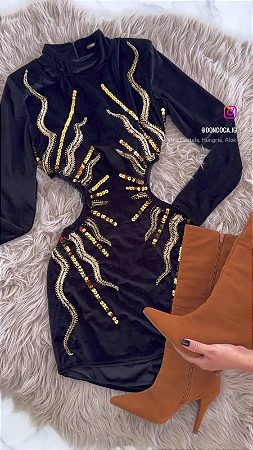 Vestido Luxo Mondabelle