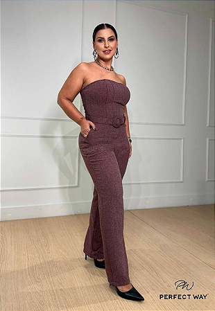 Macacão Patricia PW - Vinho