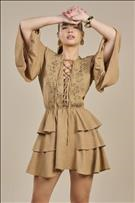 Vestido MB Fabiane - Bege