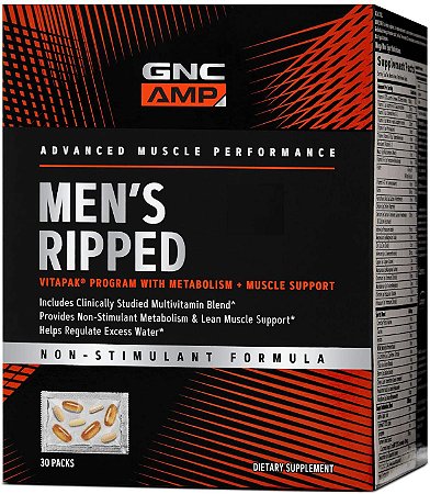 GNC AMP Men's Ripped Vitapak Program 