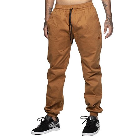 calça jogger caramelo