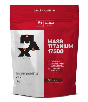 REFIL MASS TITANIUM 17500 3,0 KG - MAX TITANIUM