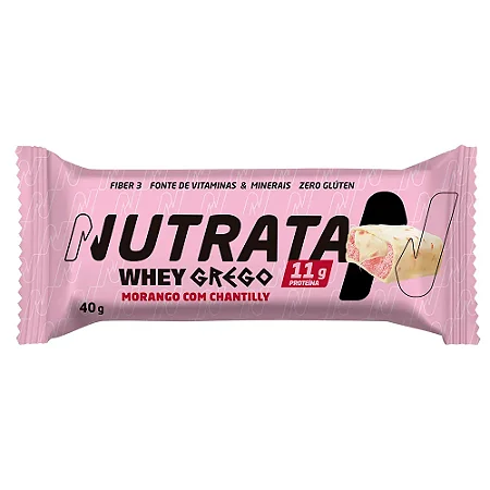 BARRA WHEY 40G- NUTRATA
