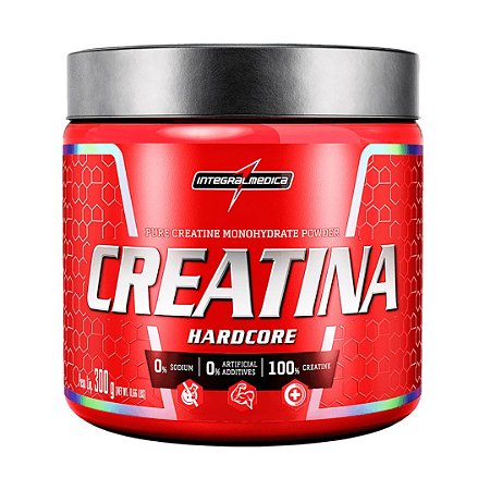 CREATINA HARDCORE 300G - INTEGRAL MÉDICA