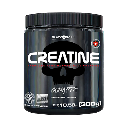 CREATINE PURA 300G - BLACK SKULL