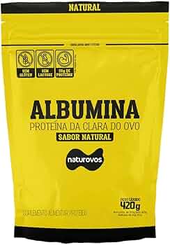 REFIL ALBUMINA 420G - NATUROVOS