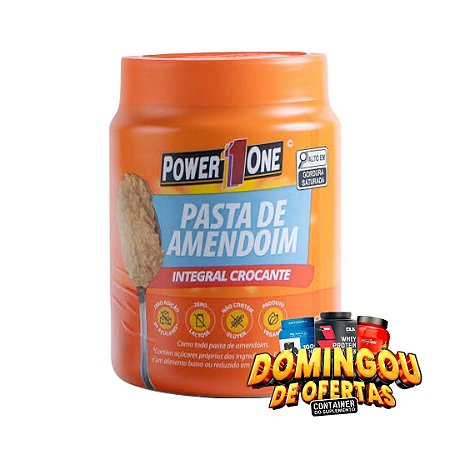 POWER 1 ONE PASTA DE AMENDOIM 1005KG