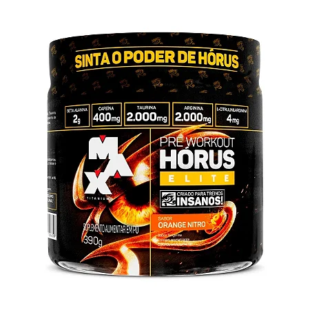HORUS PRÉ WORKOUT ELITE 390G - MAX TITANIUM