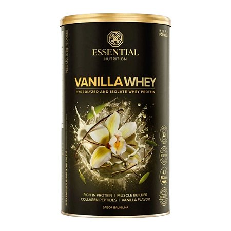 VANILLA WHEY LATA 375G/15DS - ESSENTIAL