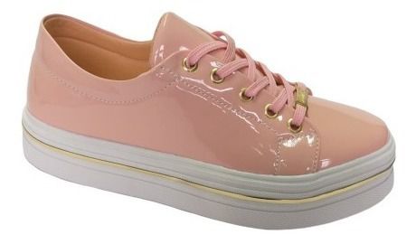 tenis feminino casual rosa