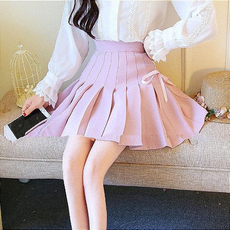 saia de prega coreana