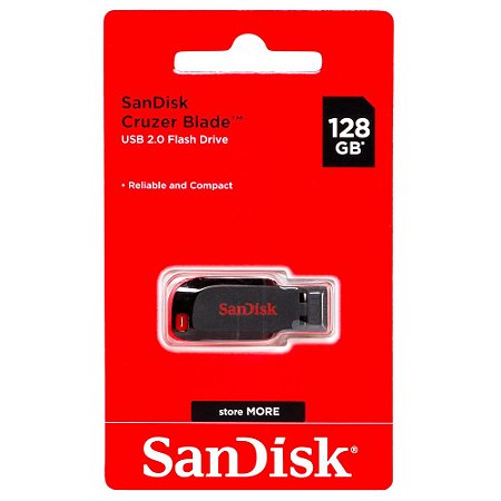 Pen Drive 128Gb SanDisk Cruzer Blade