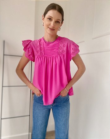 Blusa Bia Rosa