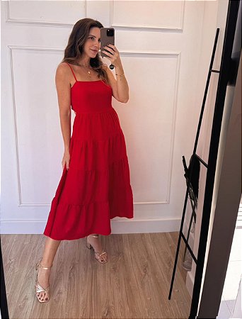 Vestido July Vermelho