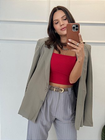 Blazer Lis Cinza