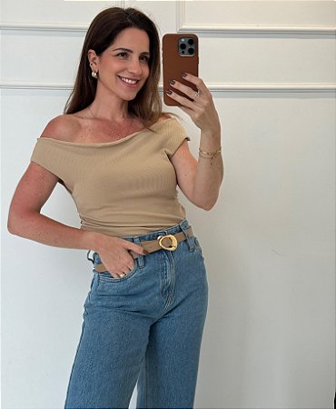 Blusa Bianca Camel