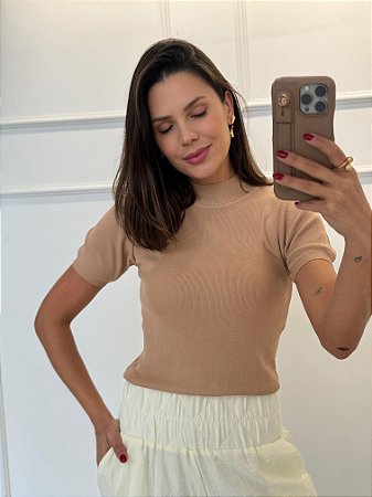 Blusa Mona Camel