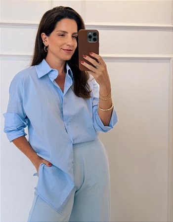 Camisa Ju Azul