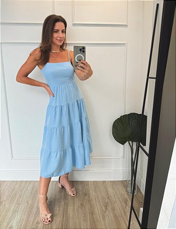 Vestido July Azul