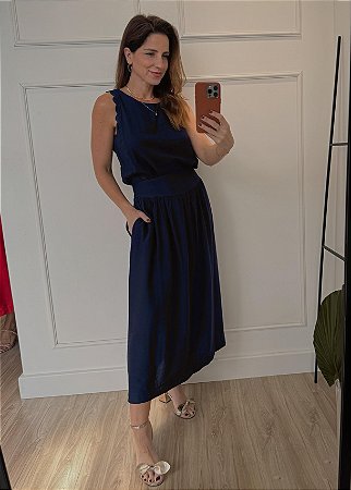 Conjunto Fernanda Azul Marinho
