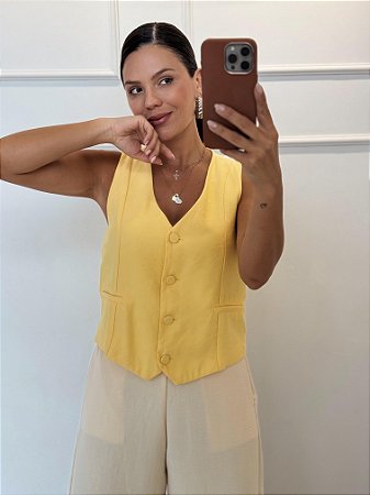Colete Agatha Amarelo
