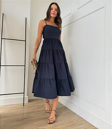 Vestido July Marinho