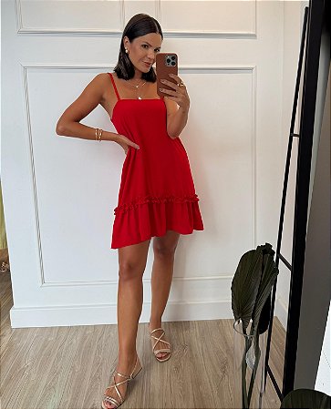 Vestido Bela Vermelho