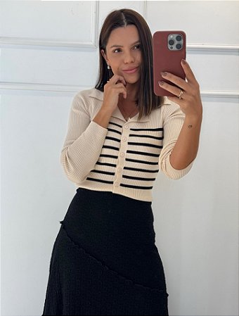 Blusa Moni Creme