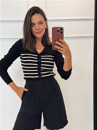 Blusa Moni  Preta