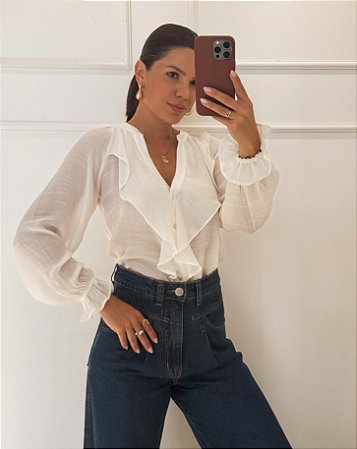 Camisa Sabrina Branca