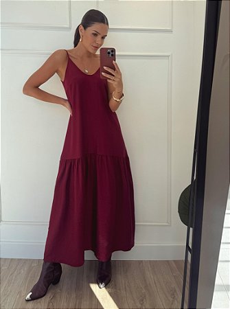Vestido Antonella Vinho