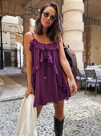 Vestido Malu Uva