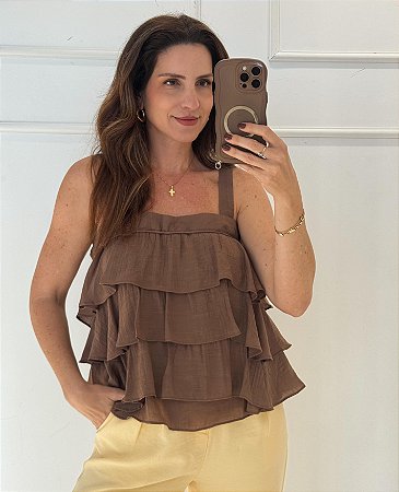 Blusa Isis Marrom