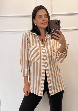Camisa Listra Mel Nude