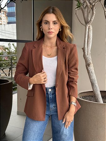 Blazer Paola Marrom