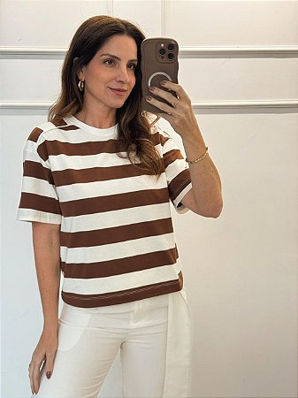 Blusa Deia Marrom