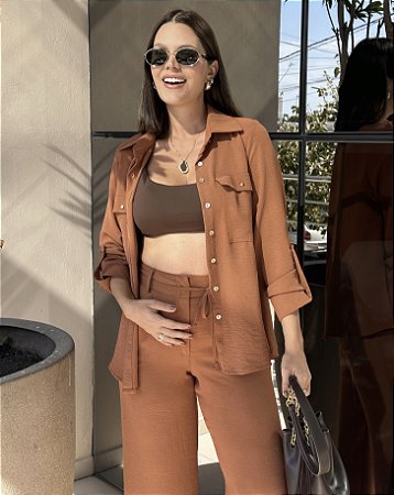 Conjunto Gabriela Marrom