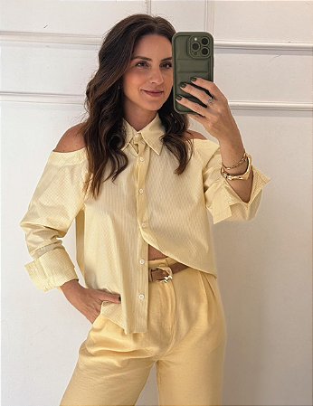 Camisa Lisa Amarela