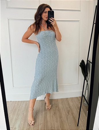 Vestido Aura Azul