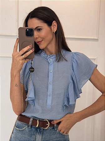 Blusa Bia Azul