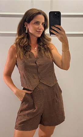 Conjunto Bianca Marrom