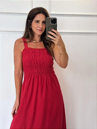 Vestido Flávia Vermelho