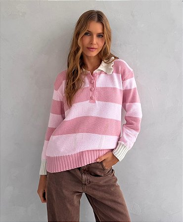 Blusa Tricô Nina Rosa