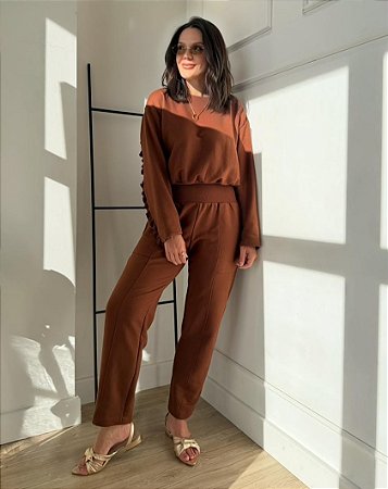Conjunto Rita Marrom