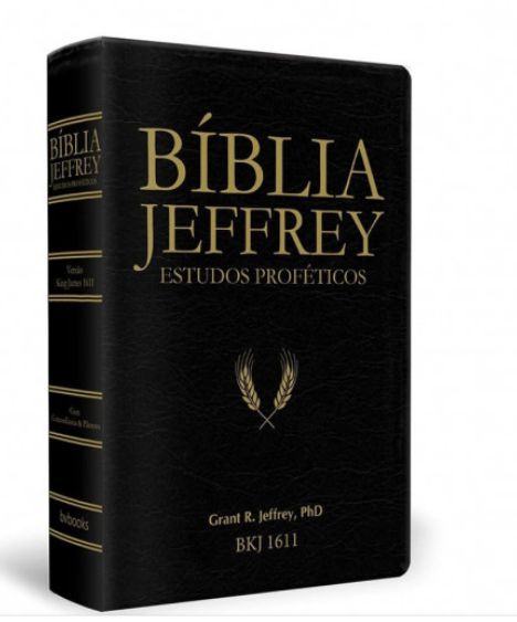 BIBLIA JEFFREY ESTUDO PROFETICO PRETO E DOURADO